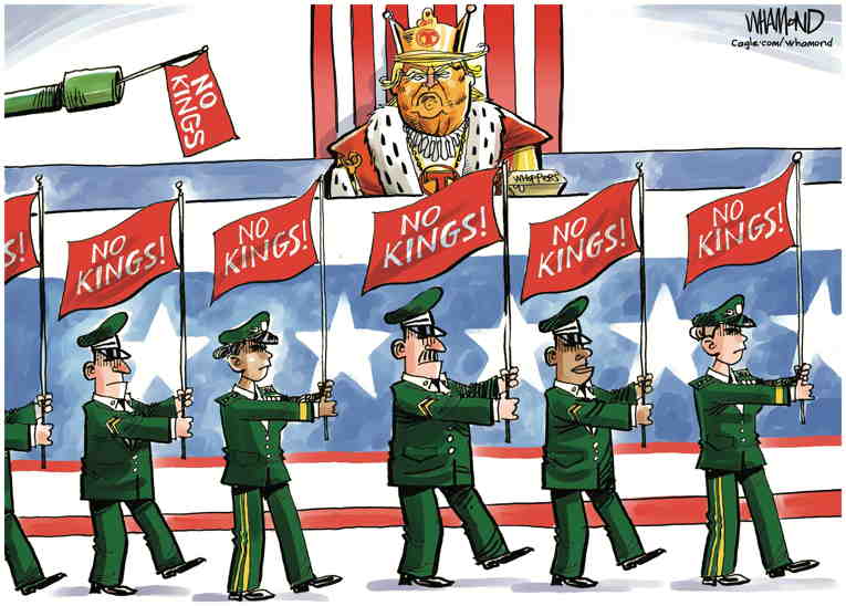 Political/Editorial Cartoon by RJ Matson, Cagle Cartoons on Biden Dead, Trump Says