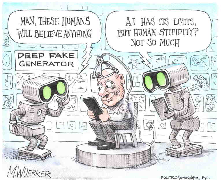 Political/Editorial Cartoon by Matt Wuerker, Politico on In Other News