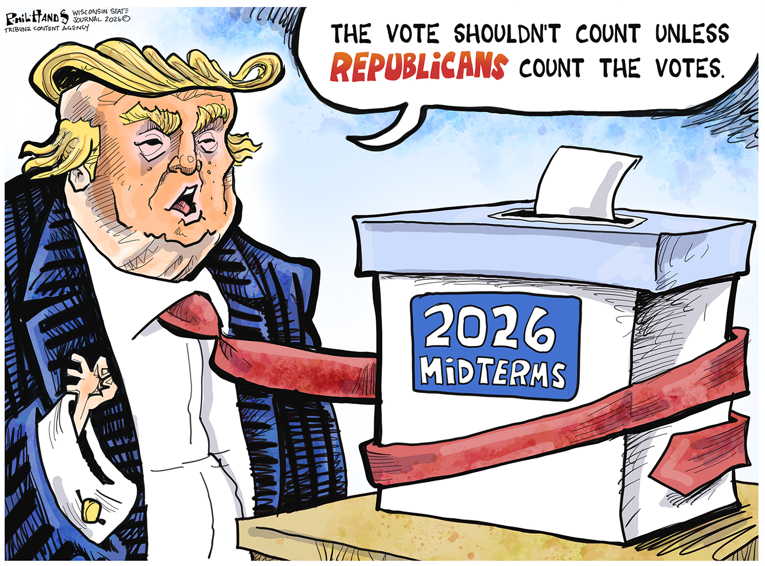 Political/editorial cartoon