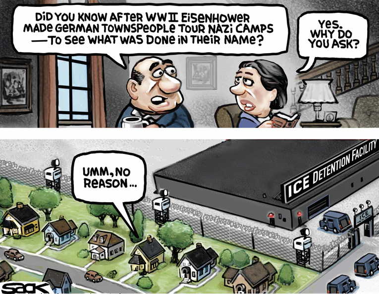 Political/editorial cartoon