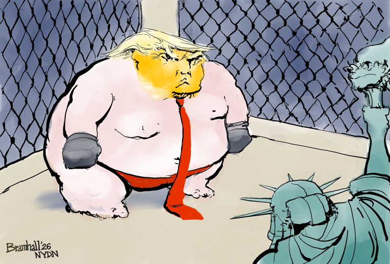 Political/editorial cartoon