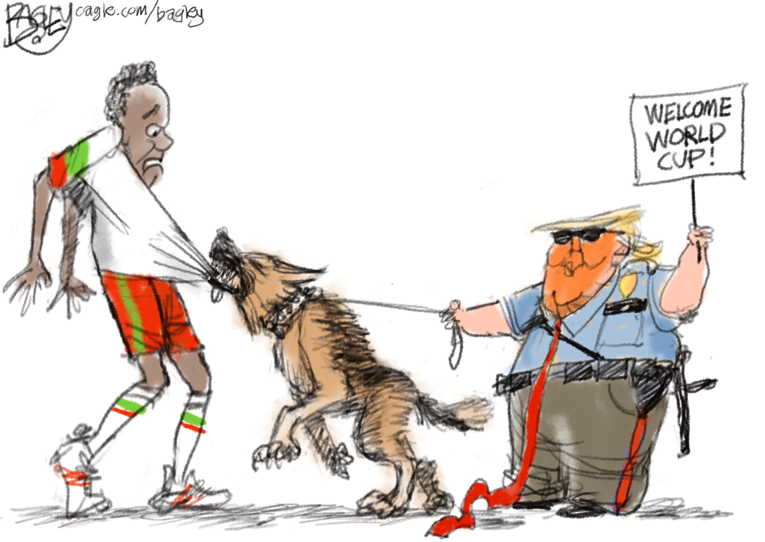 Political/editorial cartoon