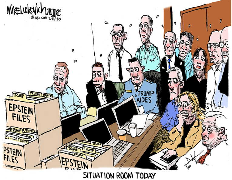Political/editorial cartoon