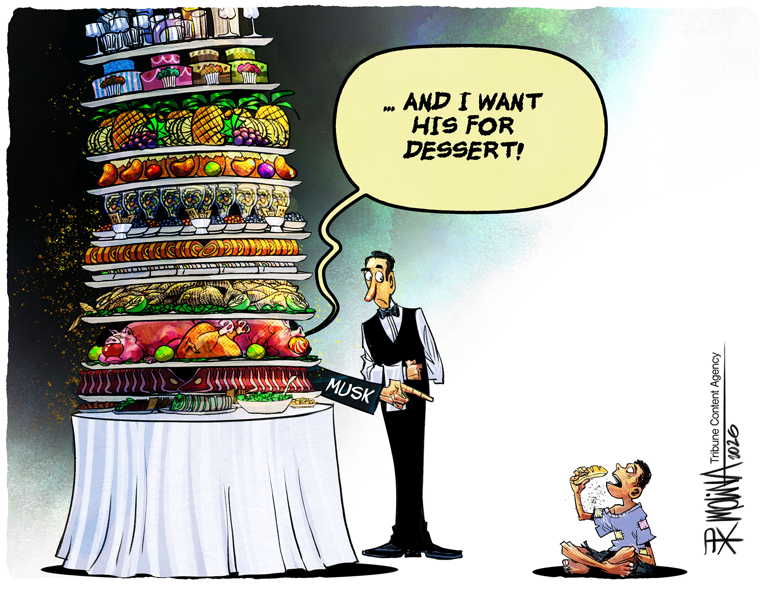 Political/editorial cartoon
