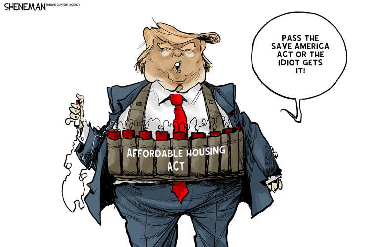 Political/editorial cartoon