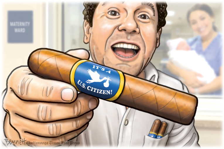 Political/editorial cartoon