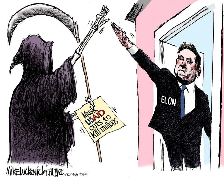Political/editorial cartoon