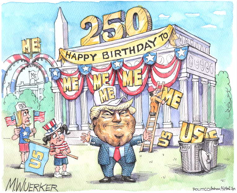 Political/editorial cartoon