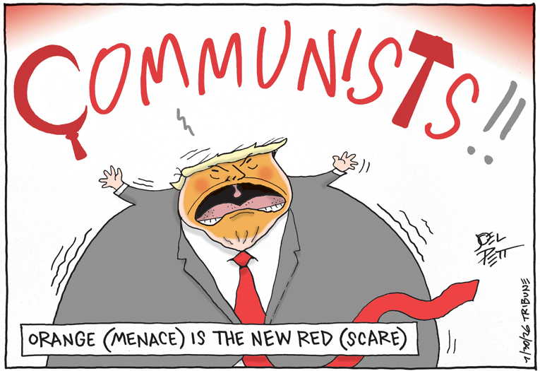 Political/editorial cartoon