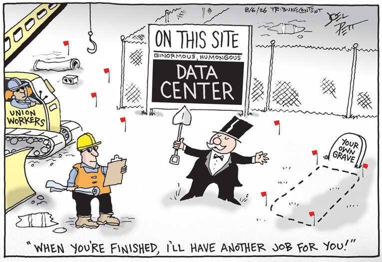 Political/editorial cartoon