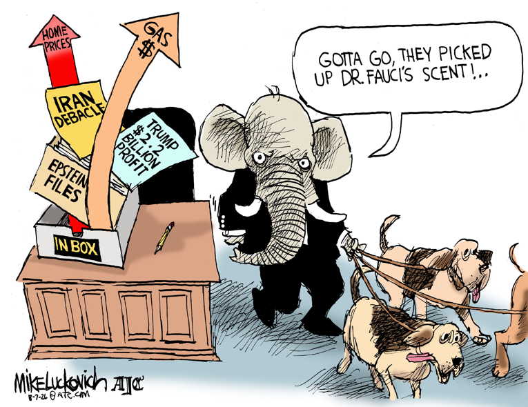 Political/editorial cartoon