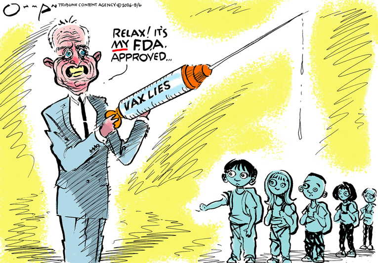 Political/editorial cartoon