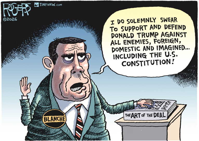 Political/editorial cartoon