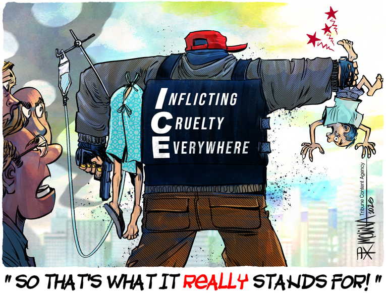 Political/editorial cartoon