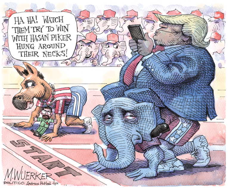 Political/editorial cartoon