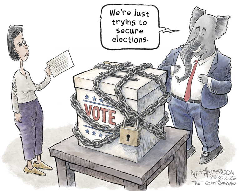 Political/editorial cartoon
