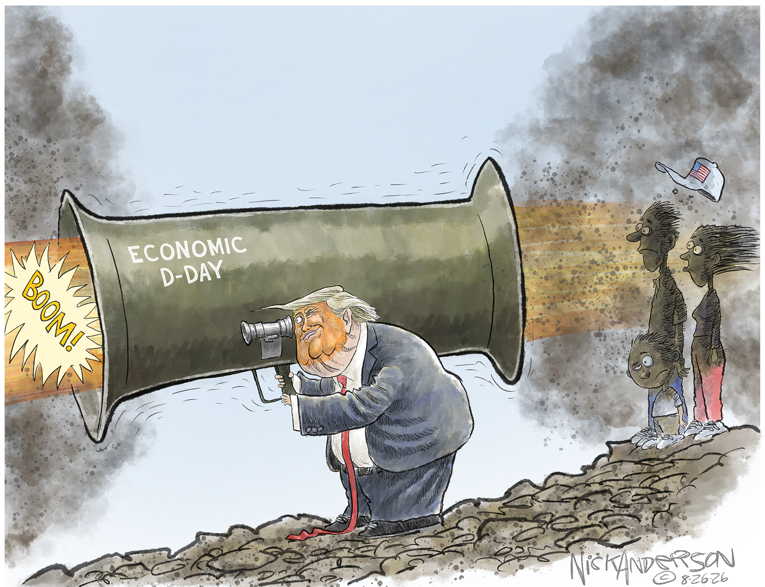 Political/editorial cartoon