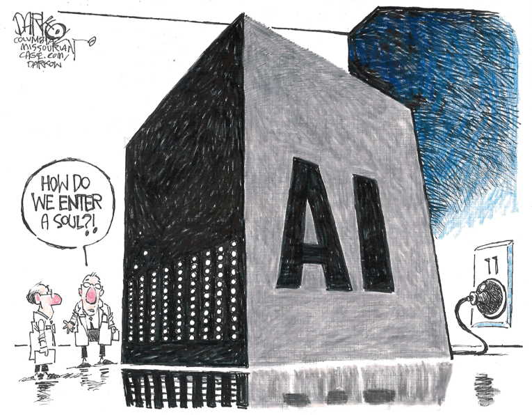Political/Editorial Cartoon by John Darkow, Columbia Daily Tribune, Missouri on AI to Destroy Humankind