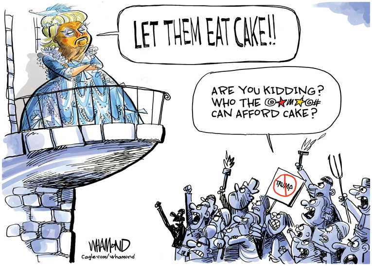 Political/Editorial Cartoon by Dave Whamond, Canada, PoliticalCartoons.com on Inflation Soars