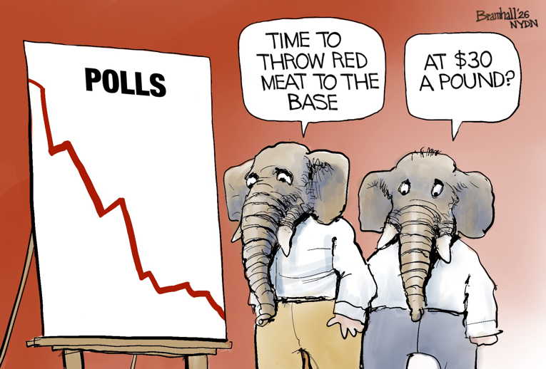 Political/editorial cartoon
