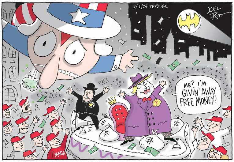 Political/editorial cartoon