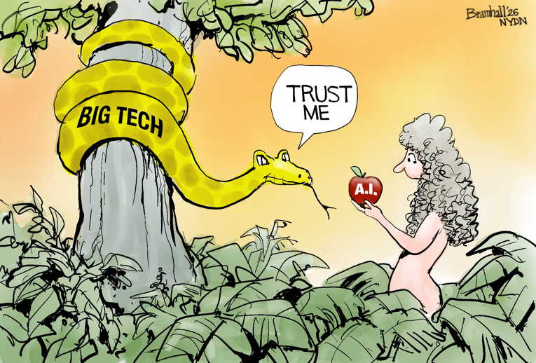 Political/editorial cartoon