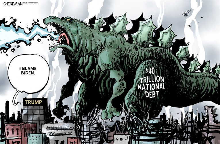 Political/editorial cartoon