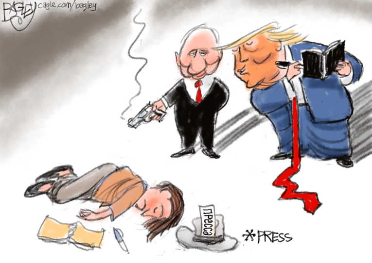 Political/editorial cartoon