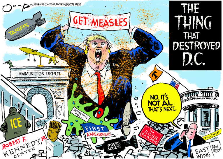 Political/editorial cartoon