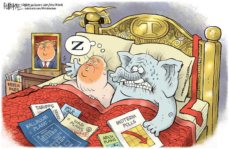 Political/editorial cartoon