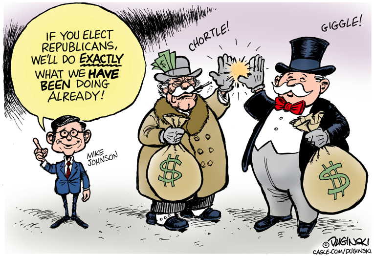 Political/Editorial Cartoon by Paul Duginski, CagleCartoons.com on Republicans Fear Midterm Massacre