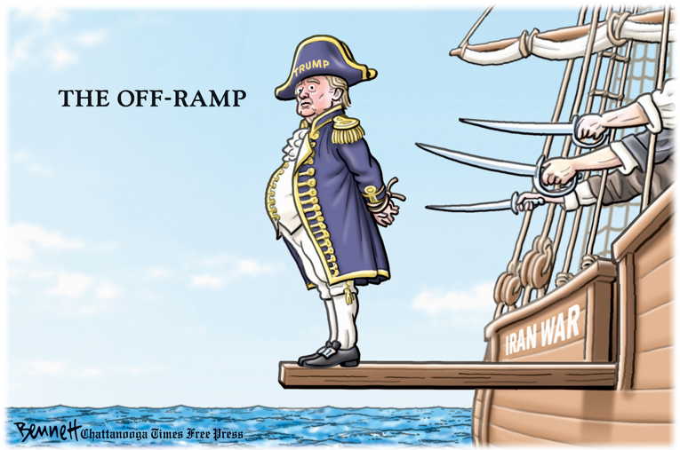 Political/editorial cartoon
