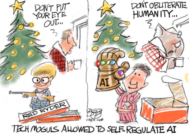 Political/editorial cartoon