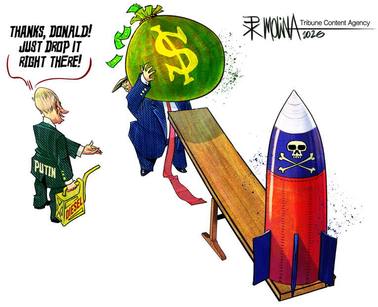 Political Cartoon on 'US Allies With Russia' by Pedro Molina, El Nuevo ...