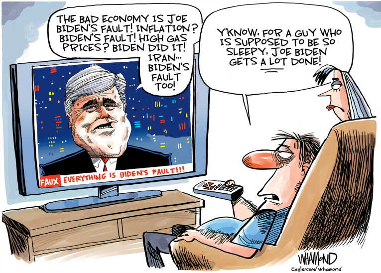 Political Cartoon on 'Trump’s Dementia Worsens' by Dave Whamond, Canada ...