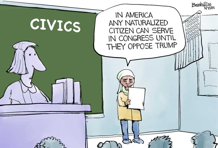 Political/editorial cartoon