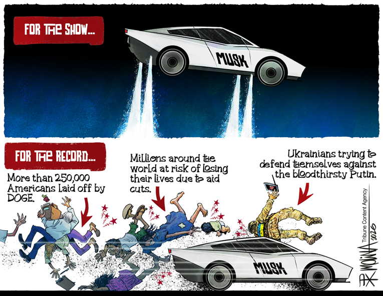 Political Cartoon on 'In Other News' by Pedro Molina, El Nuevo Diario ...