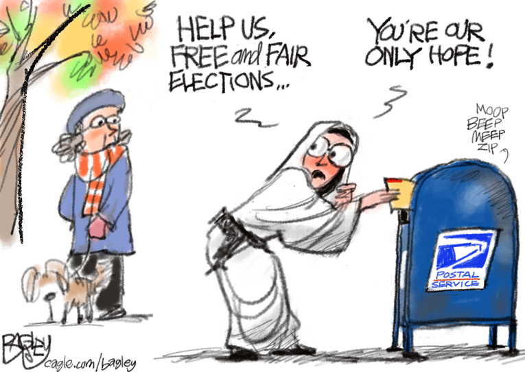 Political/editorial cartoon